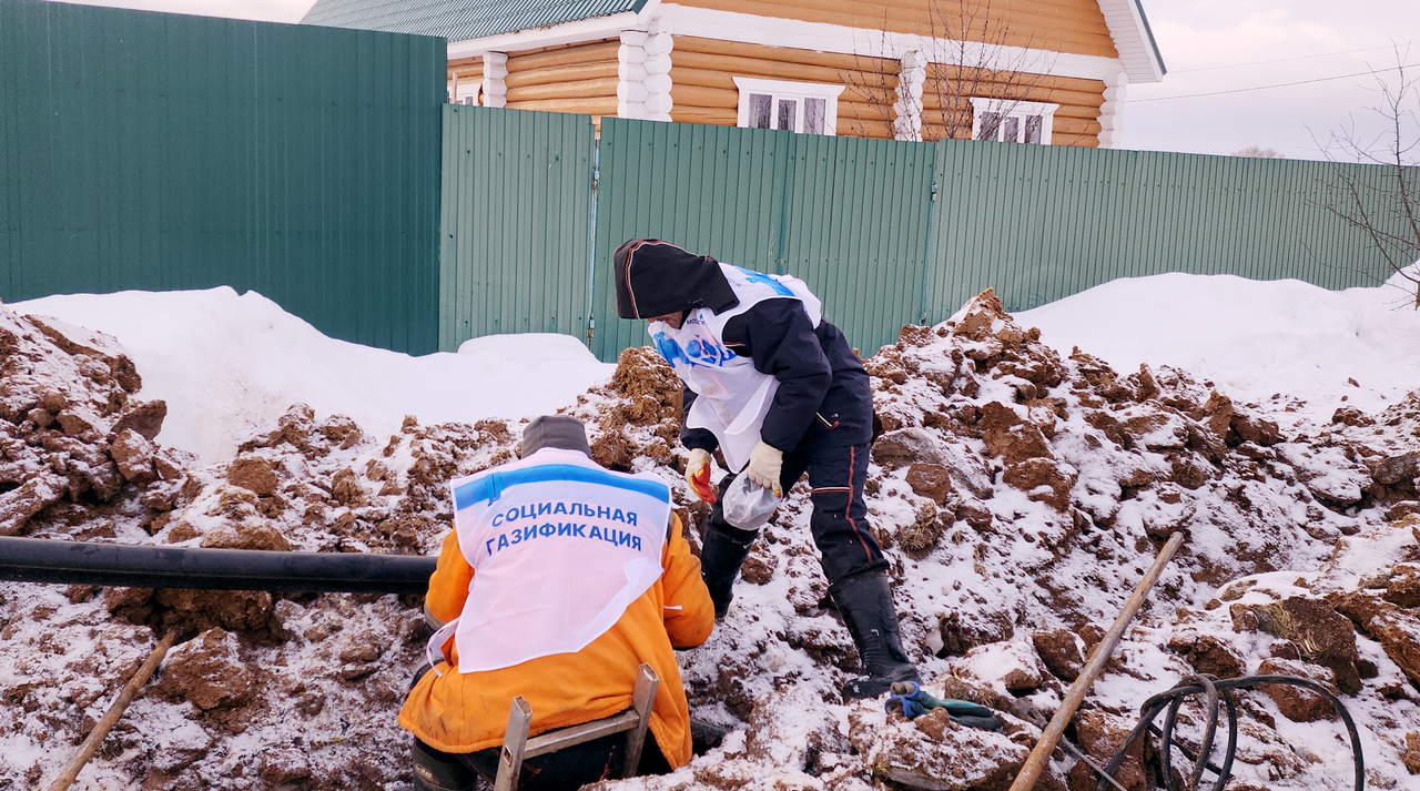 Газ дошел до половины домов деревни Гаврилово в Богородском округе Подмосковья