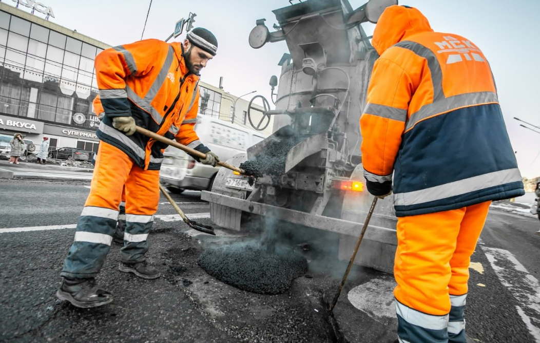 Ямочный ремонт дорожной сети в Истре завершится к маю