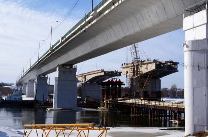 На время капремонта моста через Оку будут действовать две полосы: в стороны Тулы и Москвы