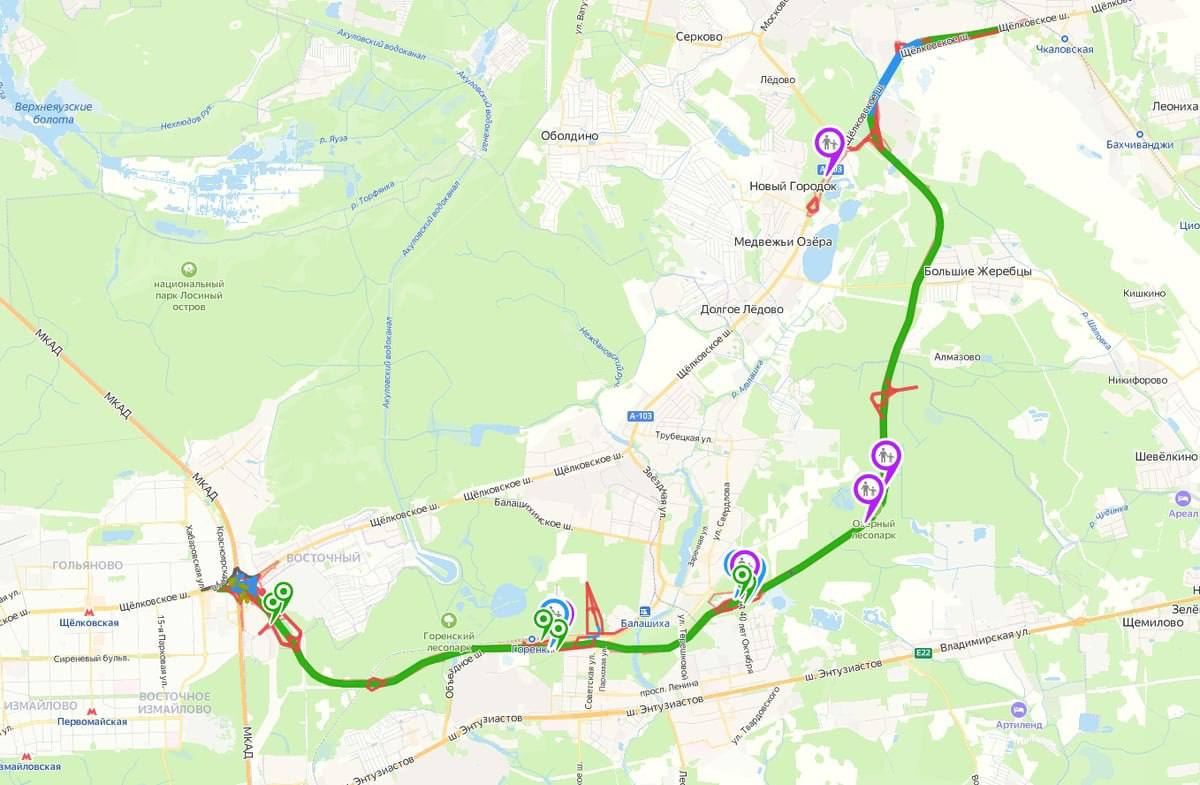 Росавтодор утвердил проект дублера Щелковского шоссе - маршрут пройдет  через парки | REGIONS.RU / Реутов