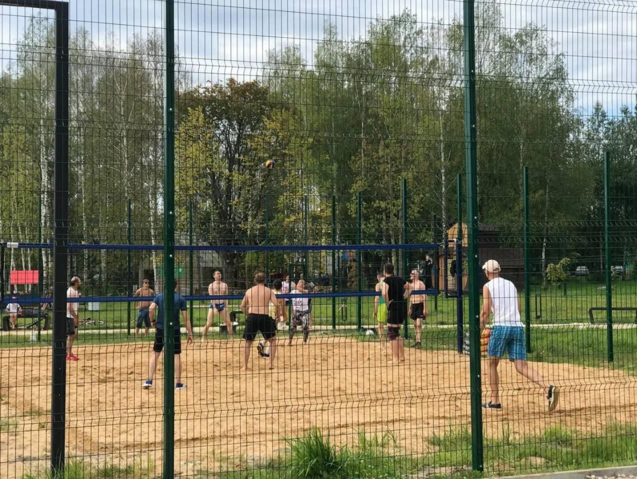 В парке «Солнечный берег» благоустроили площадку для пляжного волейбола |  REGIONS.RU / Талдом