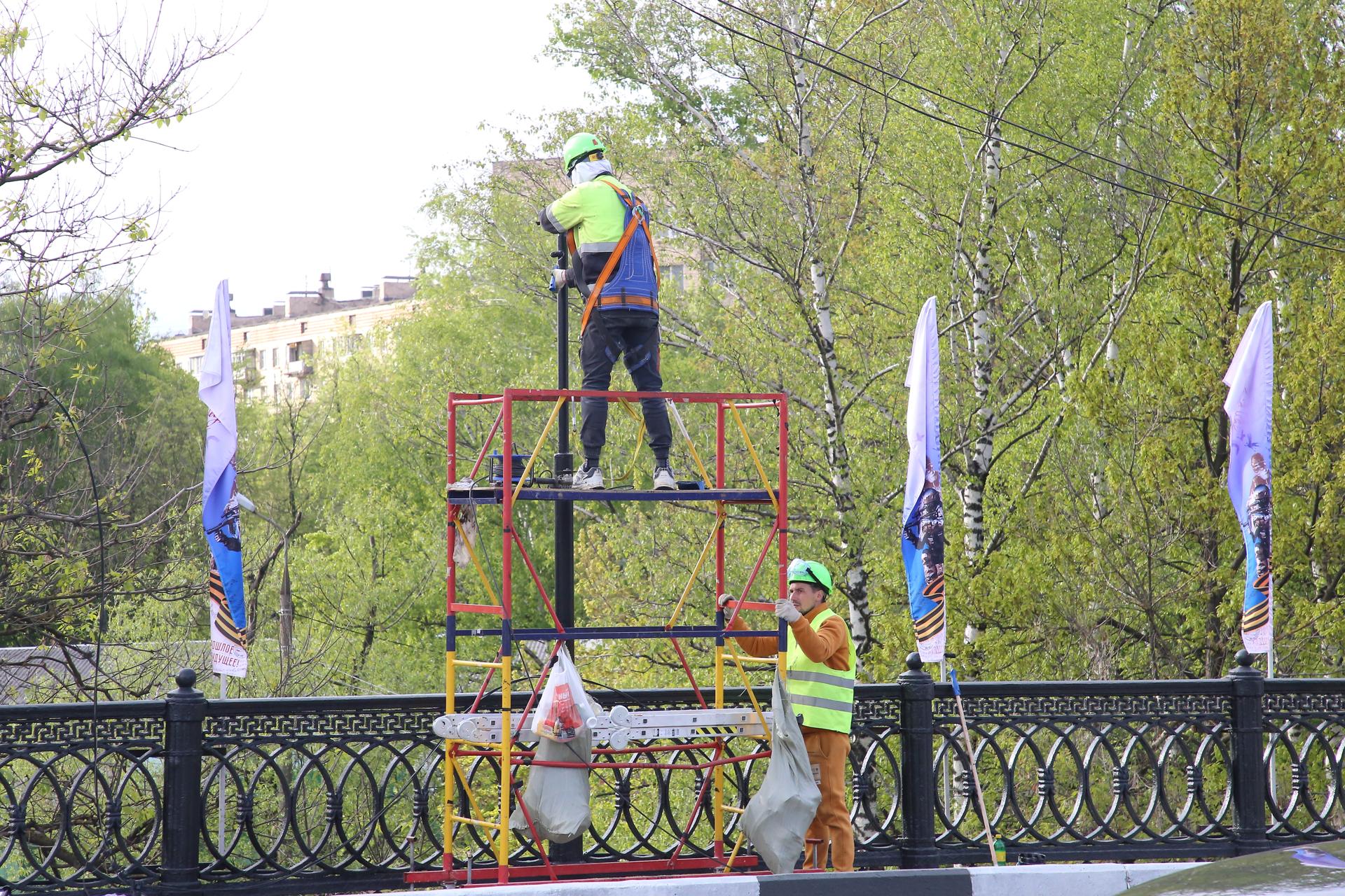 На мосту Победы в Химках установили светодиодное освещение | REGIONS.RU /  Химки