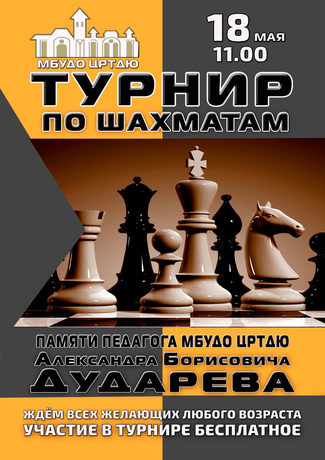 Шахматный турнир памяти педагога Александра Дударева пройдет в ЗАТО |  REGIONS.RU / Краснознаменск