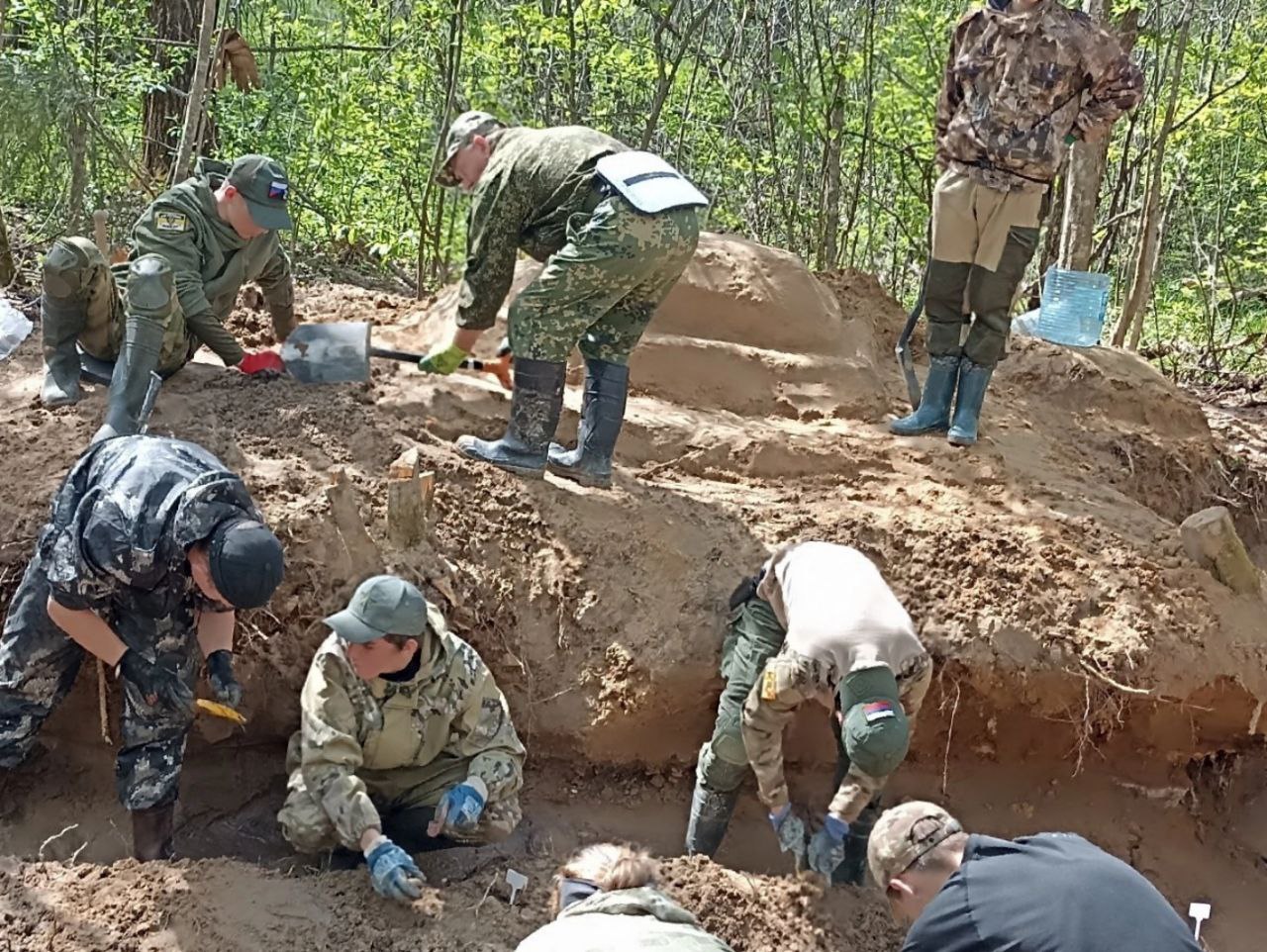 Курсанты ВПК «Вымпел-Талдом» нашли в Тверской области «медальон смерти»  рядом с останками красноармейца | REGIONS.RU / Талдом