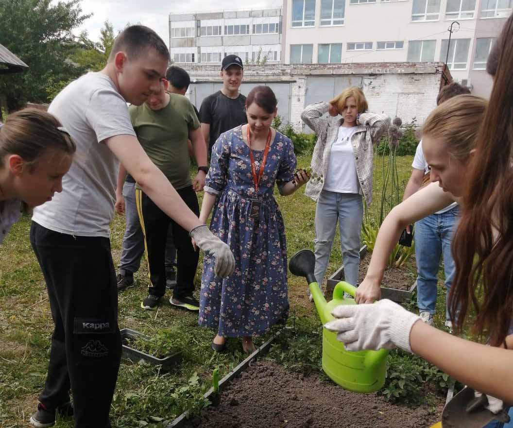 Душицу, эстрагон и анисовый иссоп посадили школьники в огороде при доме  Голубкиных | REGIONS.RU / Зарайск