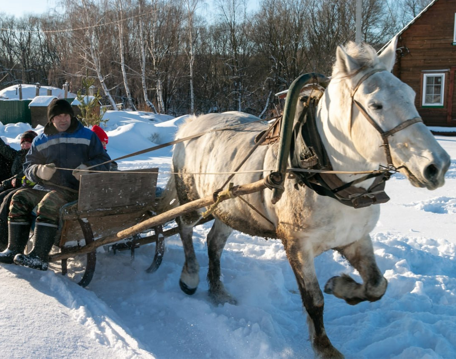 Фото: Успенский храм в деревне Рожново