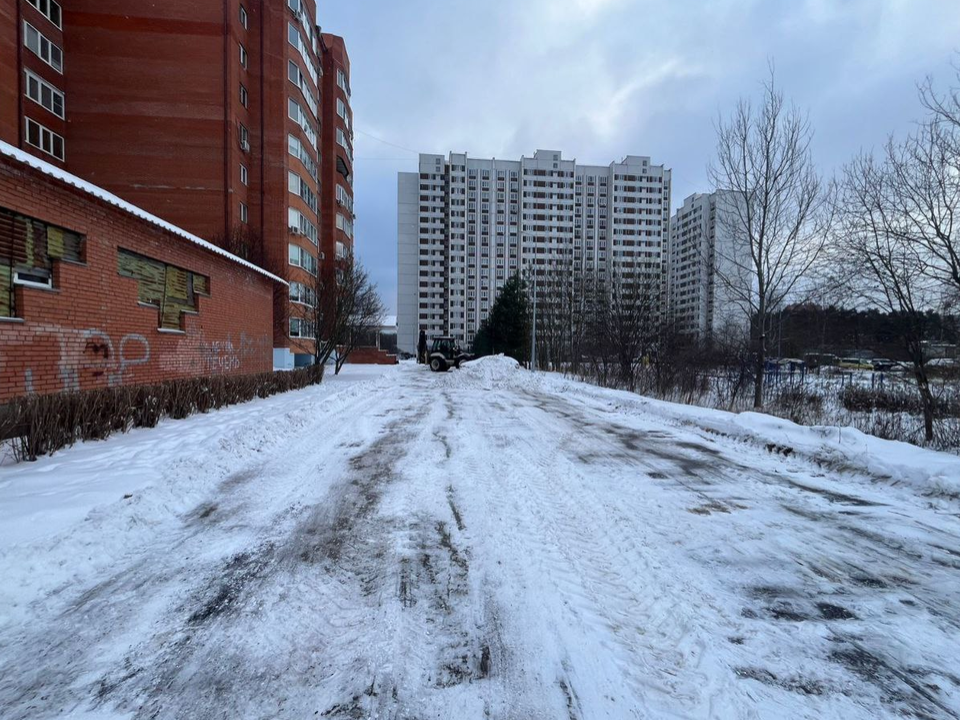 Выполненные коммунальщиками работы по уборке снега в Черноголовке. Фото: соцсети