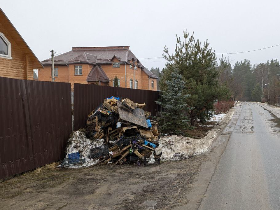 Несанкционированная свалка в селе Афанасово-3