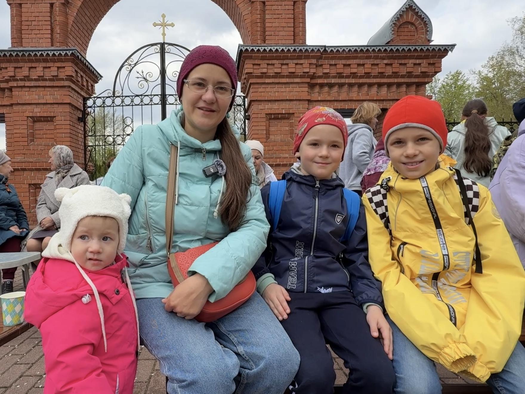 Фото: Ольга Стаферова/Юлия, приехала на фестиваль с детьми из Раменского