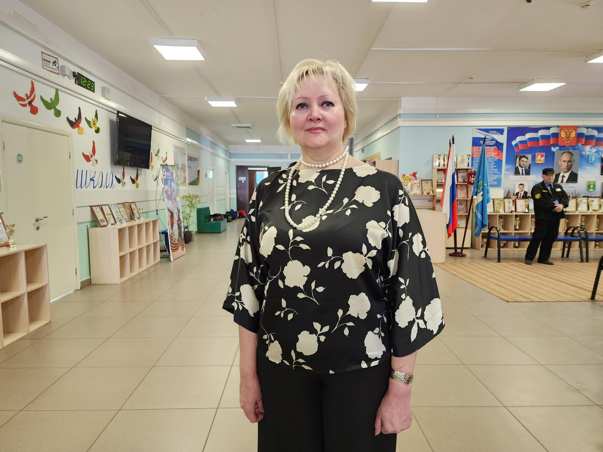 Директор школы Надежда Садкова. Фото: Ирина Моисеева