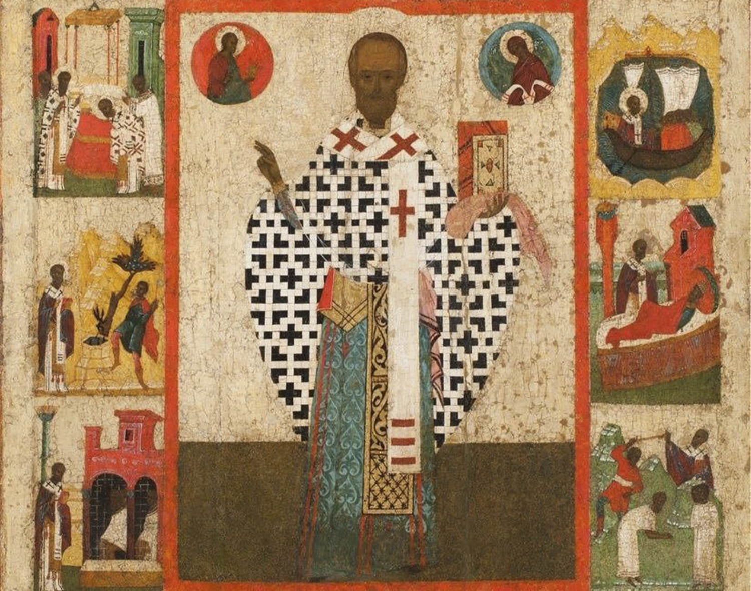 Икона «Никола Зарайский», начало XVI века. Из собрания Государственного музея-заповедника «Зарайский кремль»
