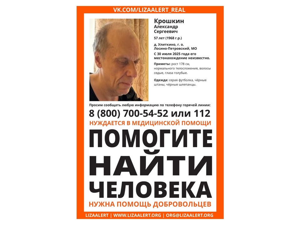 Фото: поисково-спасательный отряд «ЛизаАлерт»