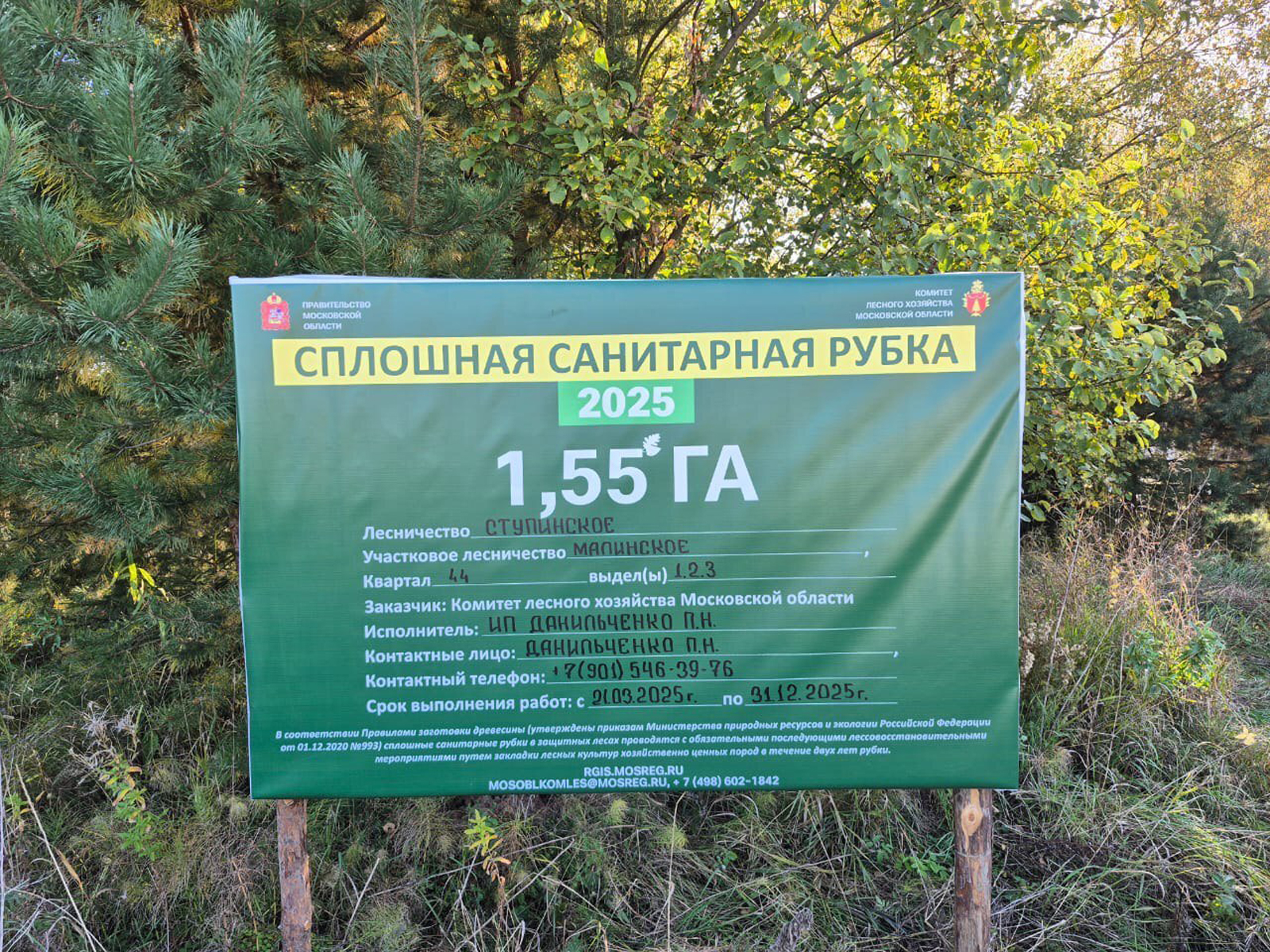 Фото: Ступинский филиал ГКУ МО «Мособллес»