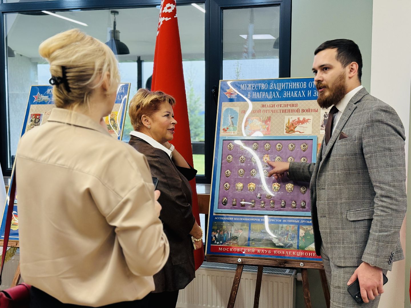 Выставка орденов и медалей Великой Отечественной войны. Фото: МедиаБанк Подмосковья/Ольга Стаферова