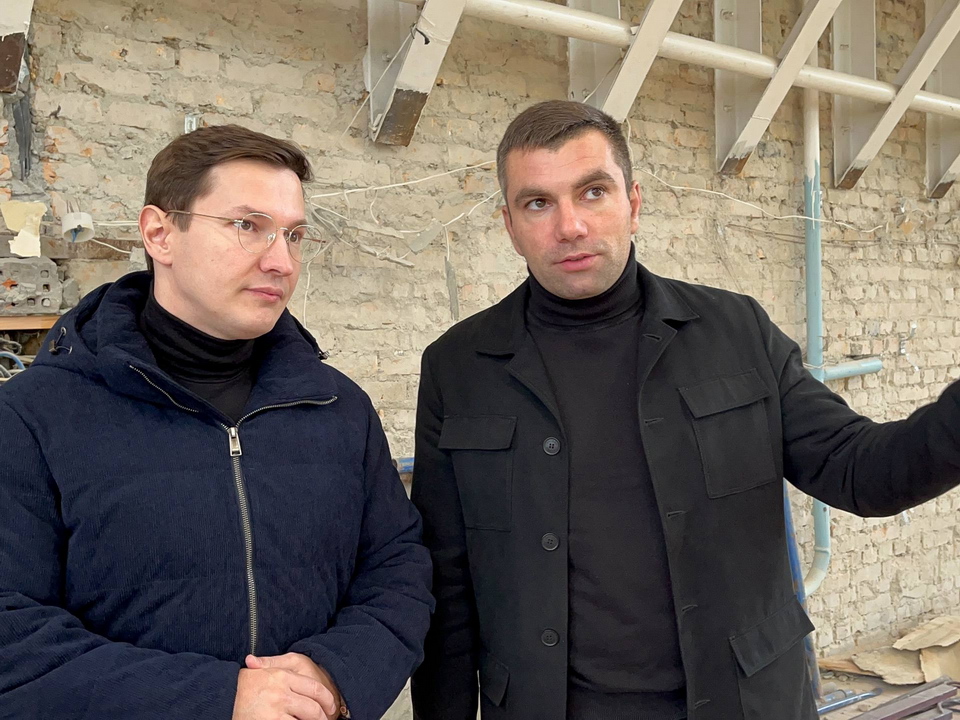 Депутат Марк Черемисов и руководитель Артем Захаров. Фото: пресс-служба Мособлдумы