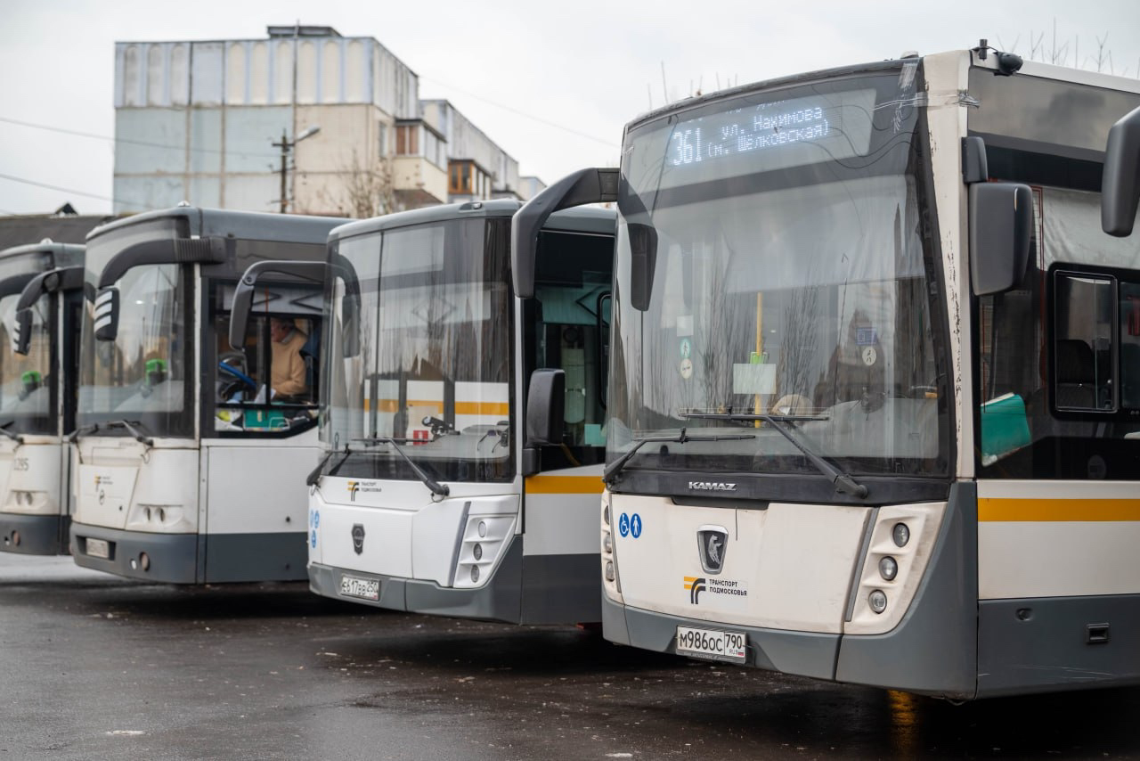 Новые автобусы во Фрязине. Фото: пресс-служба главы г. о. Фрязино