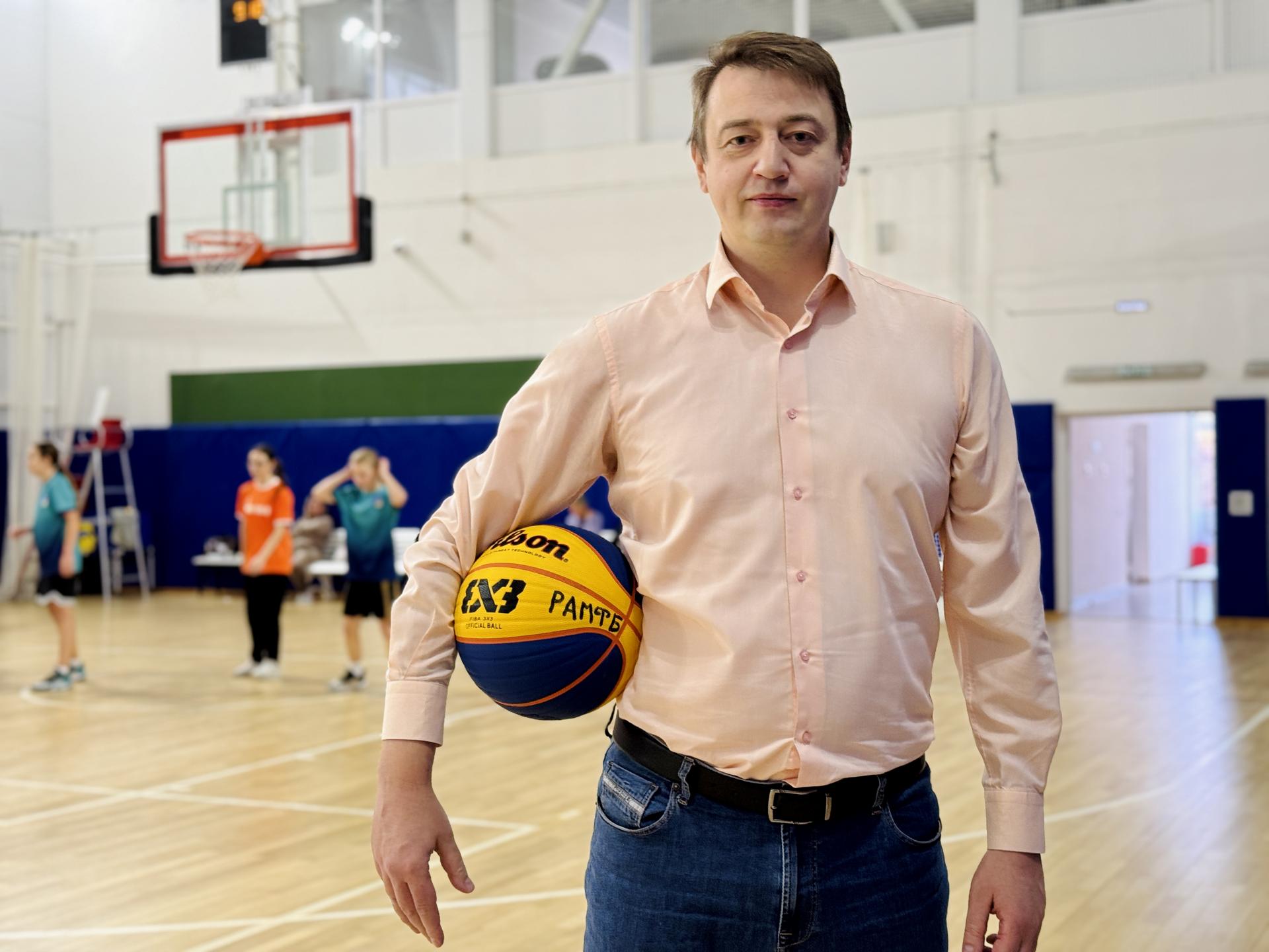 Дмитрий Ковалев, генеральный директор Раменской городской федерации баскетбола. Фото: МедиаБанк Подмосковья/Ольга Стаферова