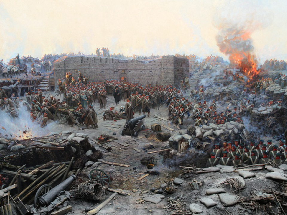 Оборона Севастополя 1854—1855 годов. Фото: сommons.wikimedia/Франц Алексеевич Рубо