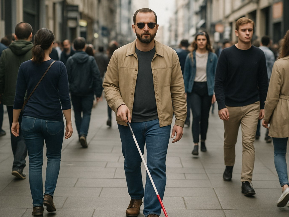 13 ноября отмечается Международный день слепых. Фото: REGIONS/Сгенерировано нейросетью