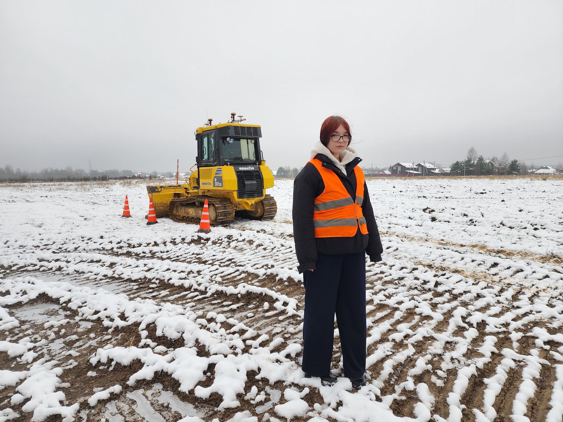 Анастасия Плеханова, студентка Раменского дорожно-строительного техникума. Фото: МедиаБанк Подмосковья/Ирина Моисеева