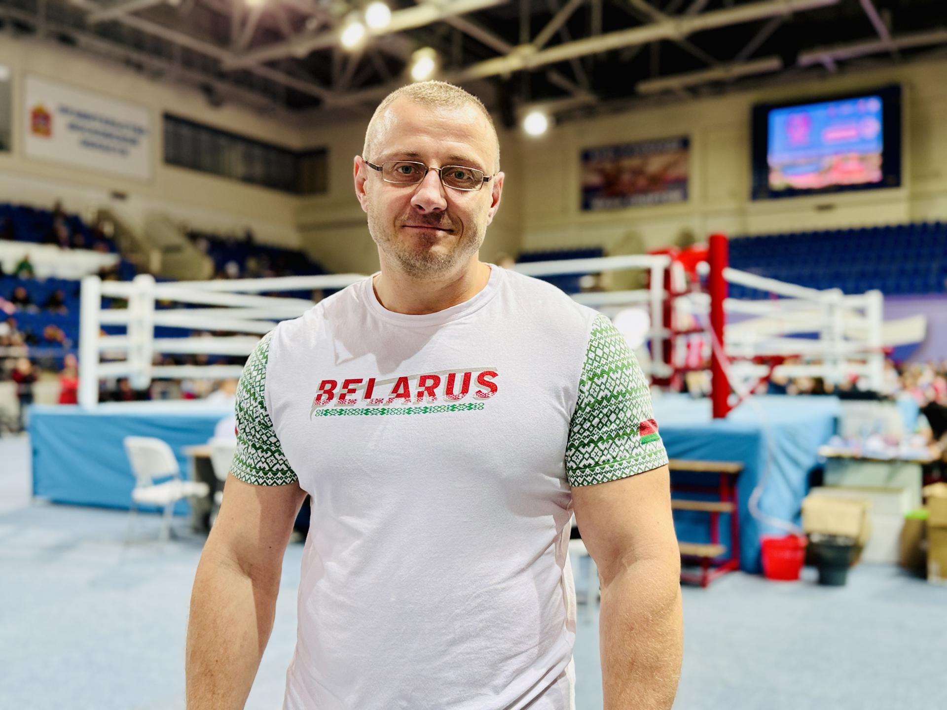 Роман Пинчук, тренер, представитель белорусской команды. Фото: МедиаБанк Подмосковья/Ольга Стаферова