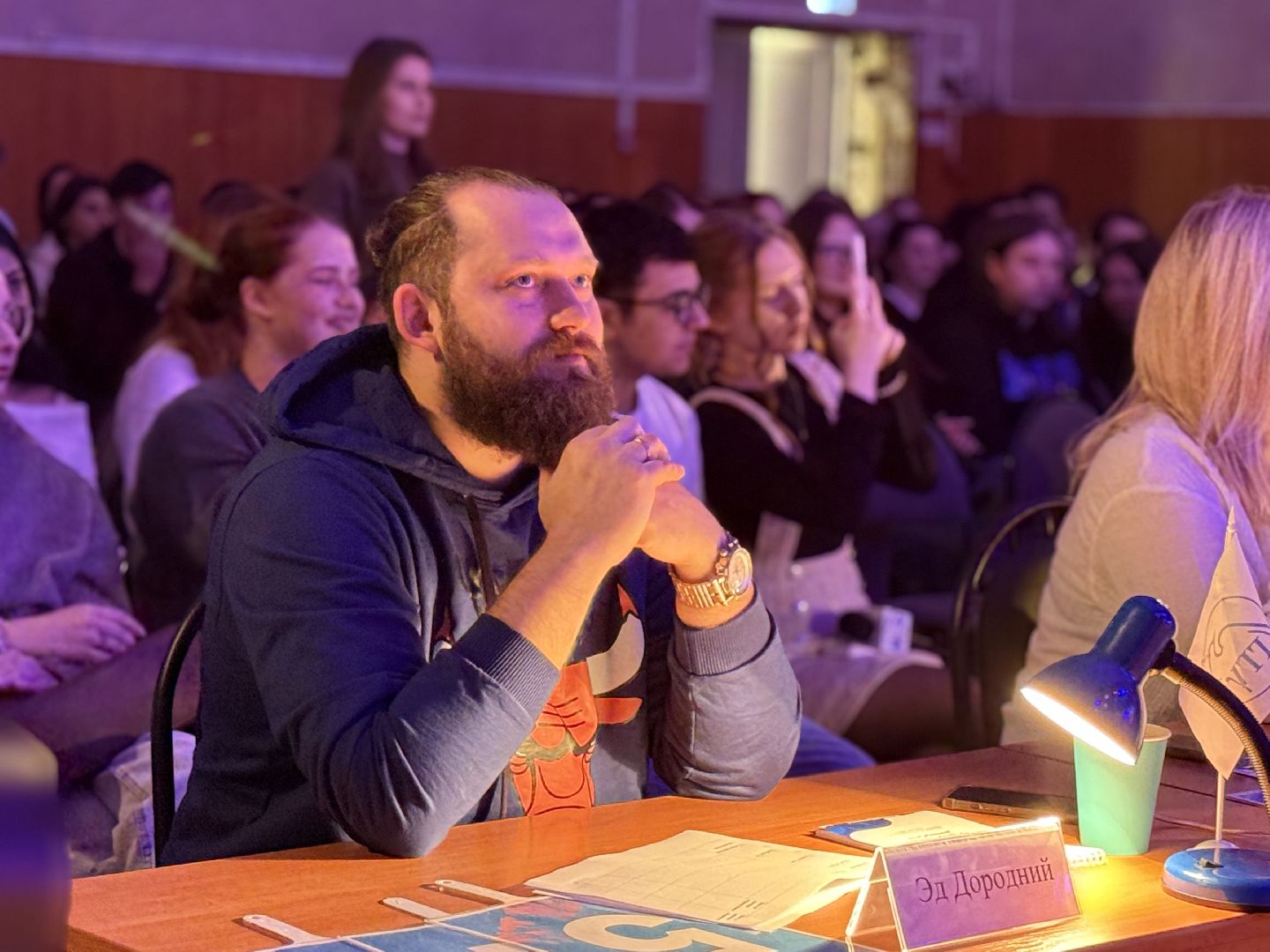 Эд Дородний, стендап-комик, член жюри. Фото: МедиаБанк Подмосковья/Ольга Стаферова