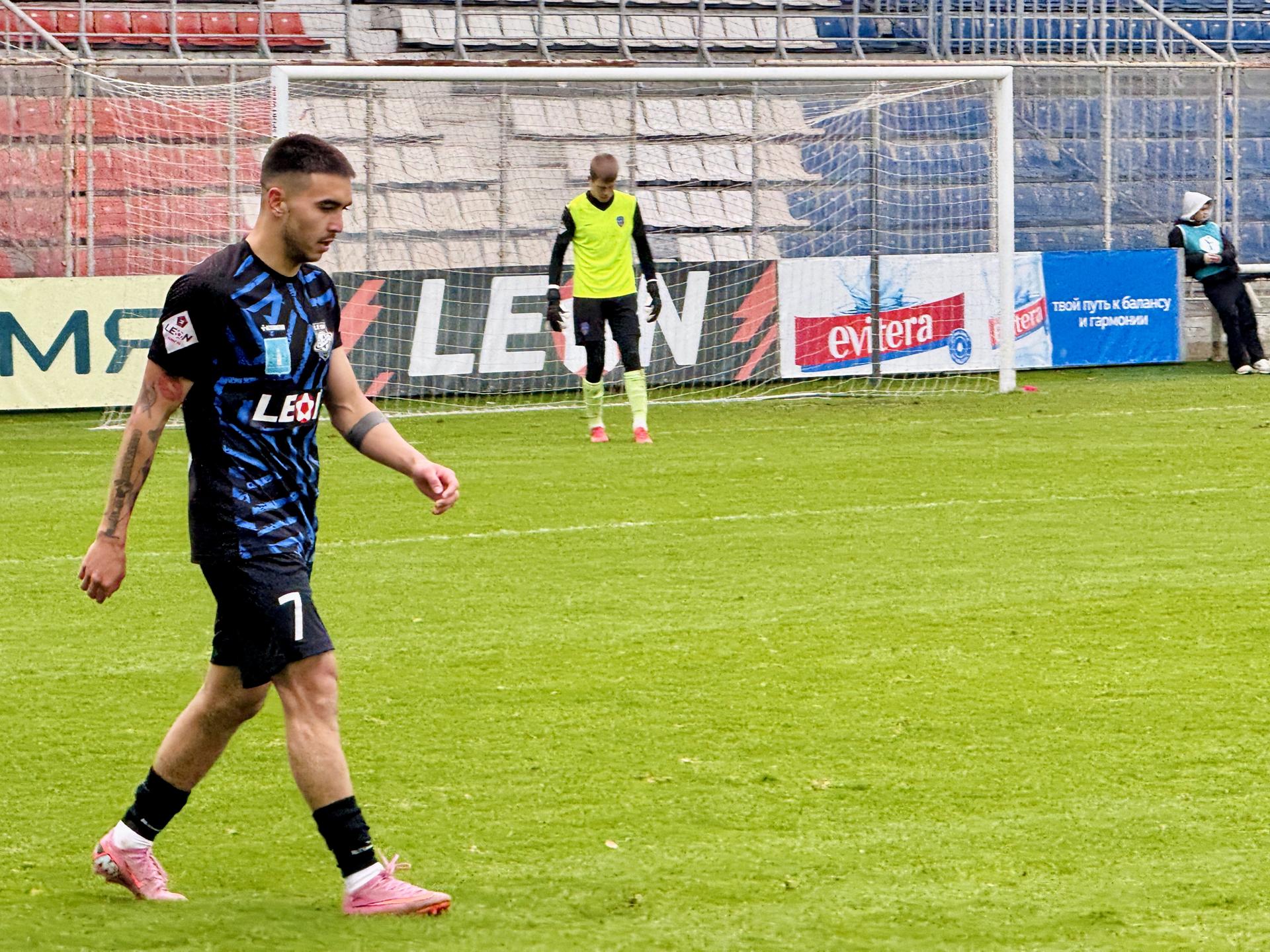 Рустам Вазитдинов, полузащитник ФК «Леон Сатурн». Фото: МедиаБанк Подмосковья/Ольга Стаферова