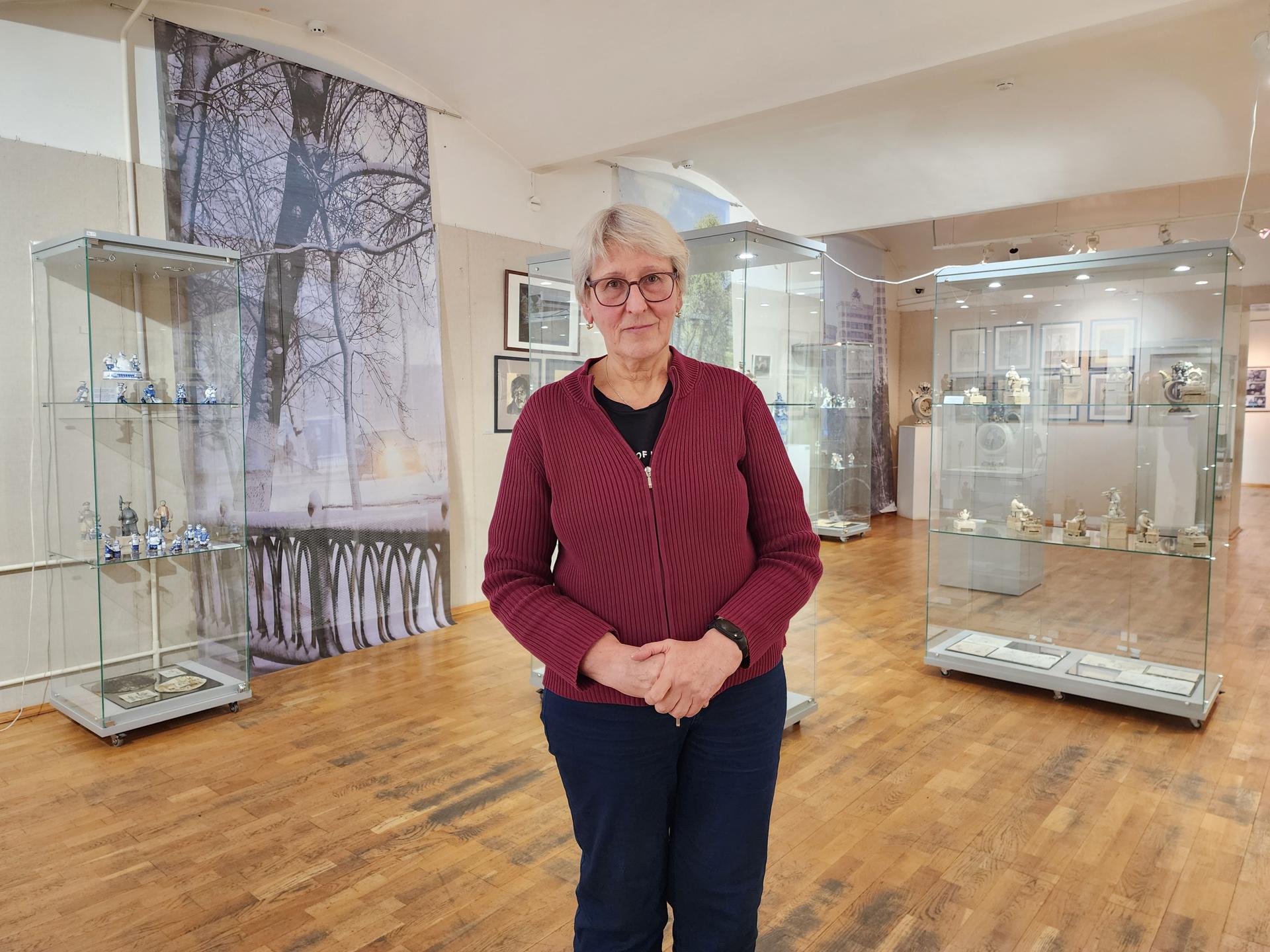 Сотрудница Раменского историко-художественного музея Татьяна Щербакова. Фото: МедиаБанк Подмосковья/Ирина Моисеева