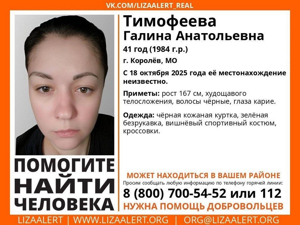 Фото: Поисково-спасательный отряд «Лиза Алерт»