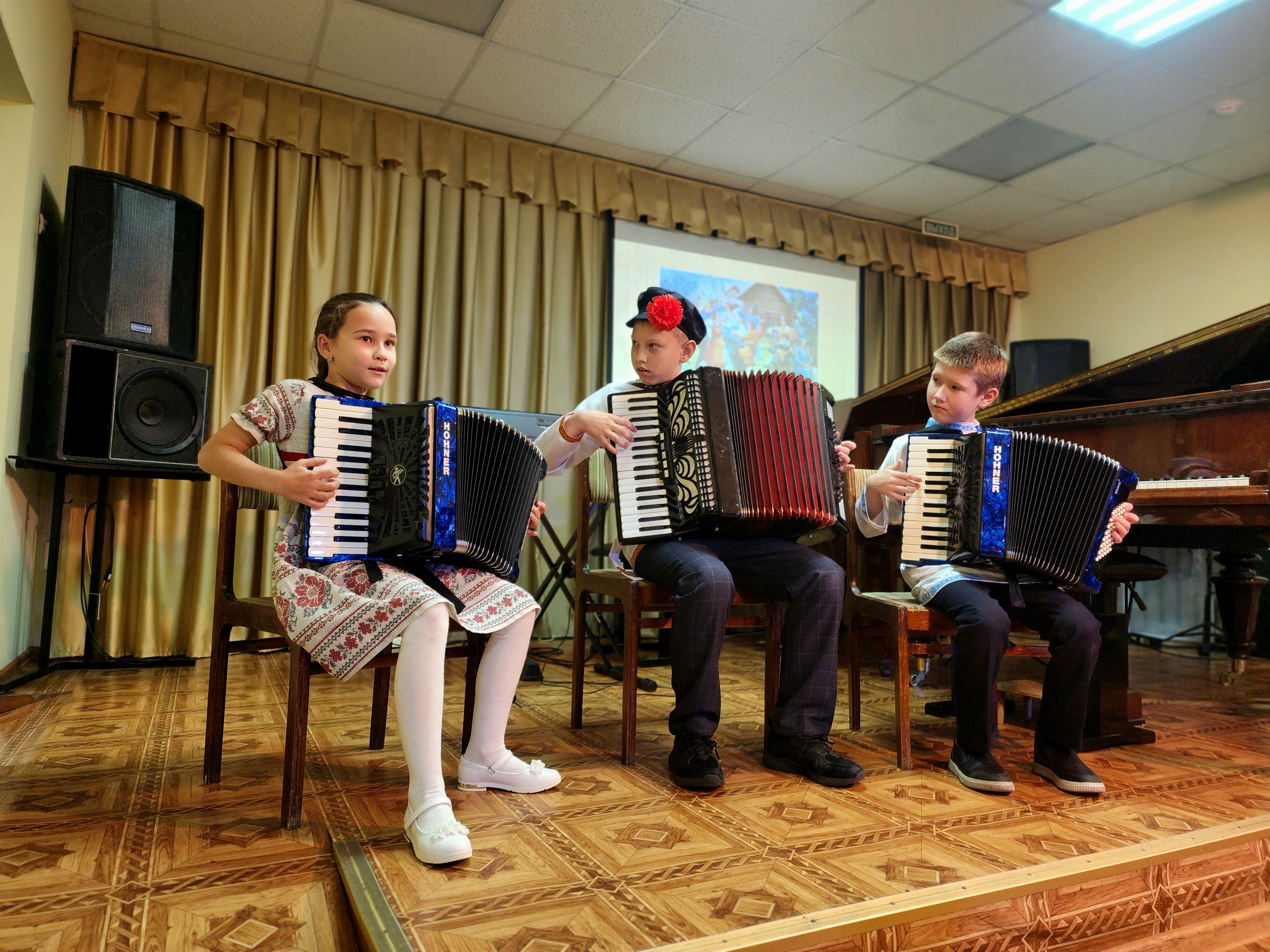 Трио аккордеонистов. Фото: Мария Овчинникова