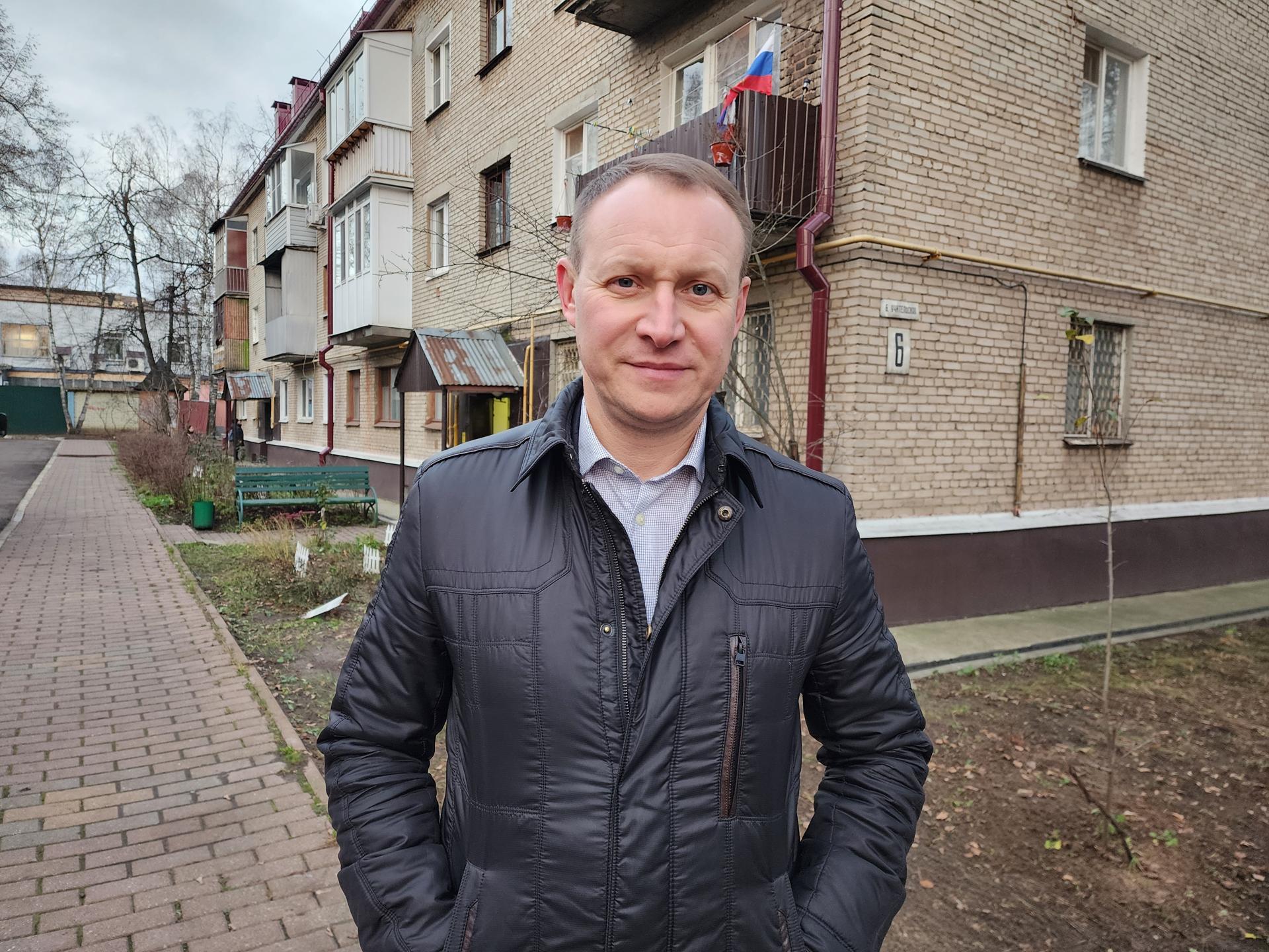 Директор УК Павел Соболев. Фото: МедиаБанк Подмосковья/Ирина Моисеева