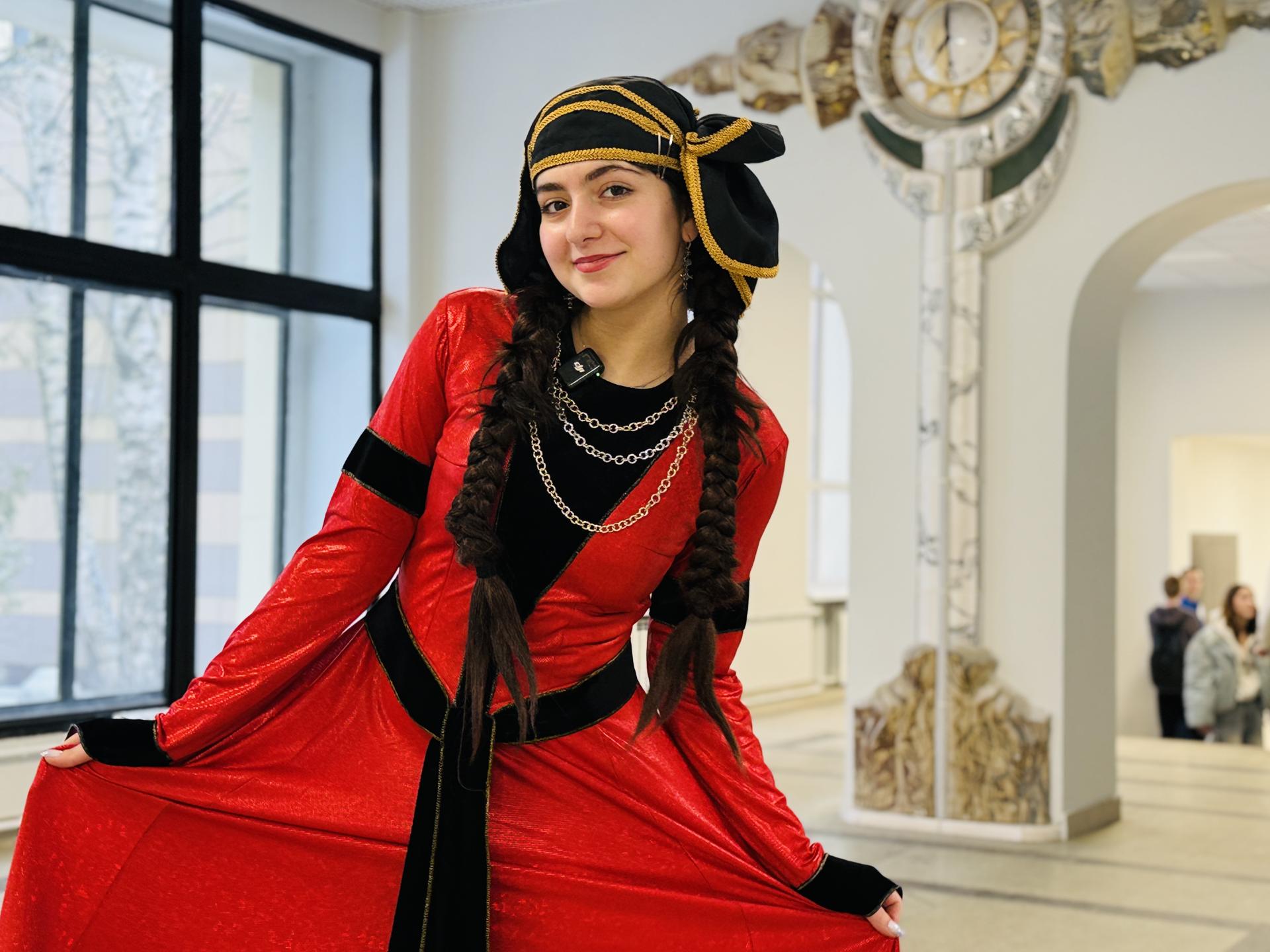 Милана Александрова, студентка второго курса ГГУ, этническая грузинка. Фото: МедиаБанк Подмосковья/Ольга Стаферова