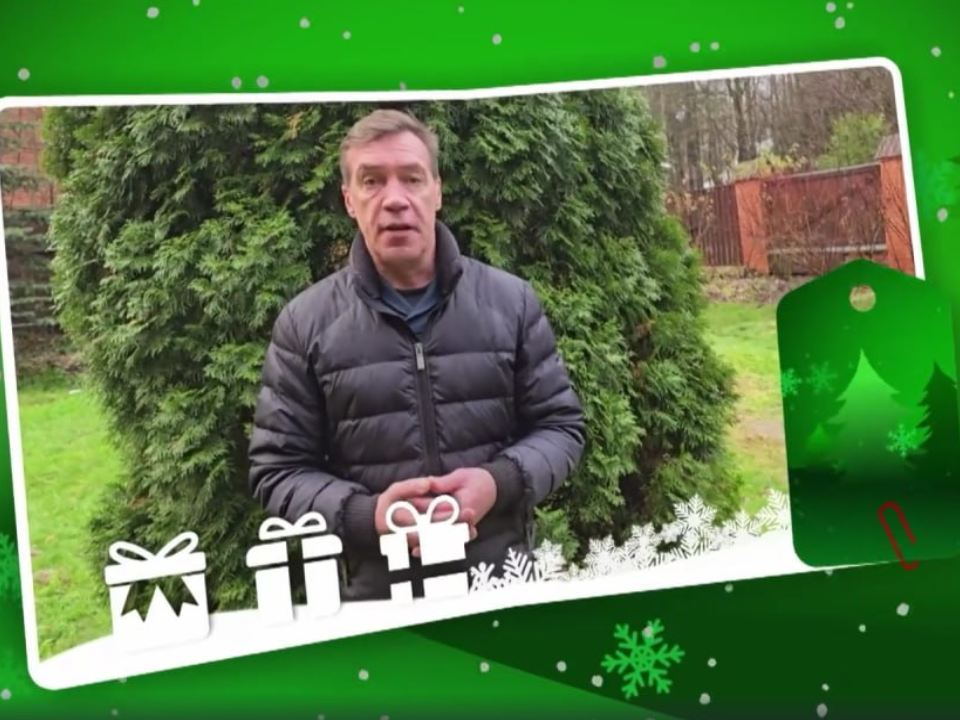 Кадр из видео телепрограммы «Путешествие Деда Мороза»