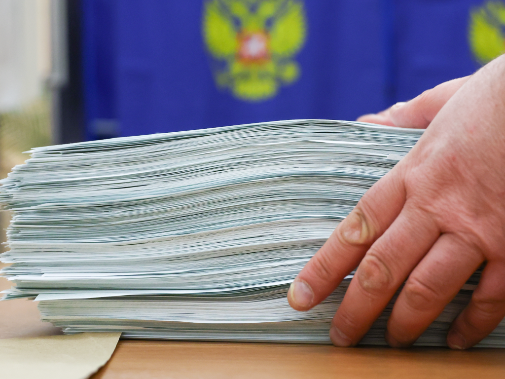 В Москве расшифровали залитые зеленкой бюллетени