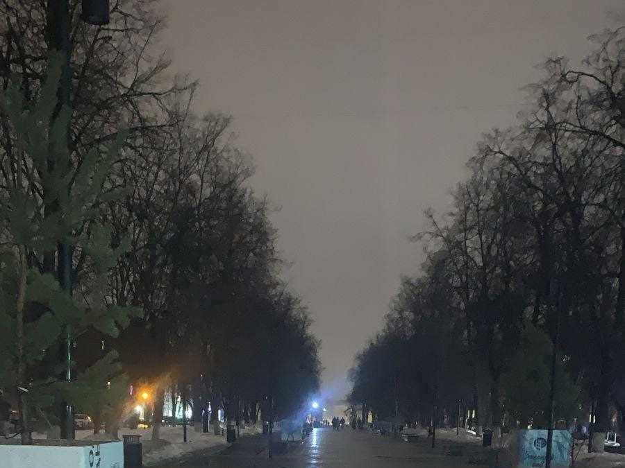 Освещение на бульваре Маяковского обещают включить в начале апреля