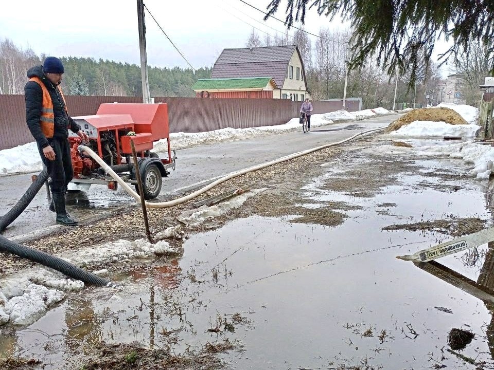Возможные локальные подтопления в Большой Шатуре находятся на контроле властей и оперативных служб