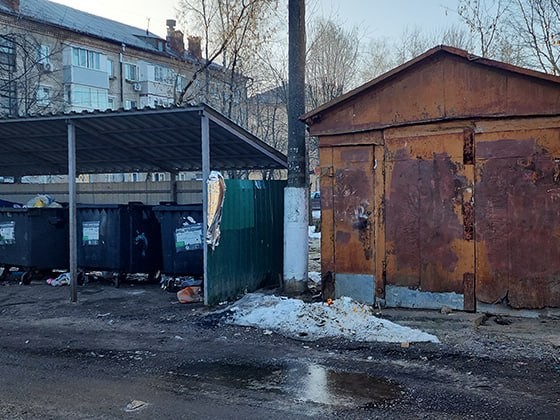 Судьба бесхозного гаража на Первомайской улице будет решена в ближайшее время