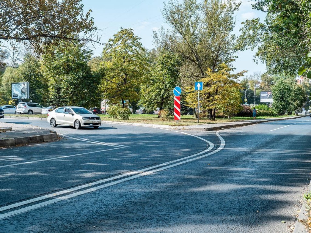 В Истре отремонтировали дорогу на подъезде к Драматическому театру