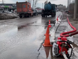 Большая часть подтопления на автомобильной дороге Аникеевка-Нахабино уже ликвидирована