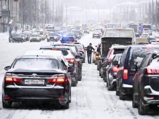 Дорожная ситуация на Волоколамском шоссе вечером 22 марта: пробки в 6 баллов