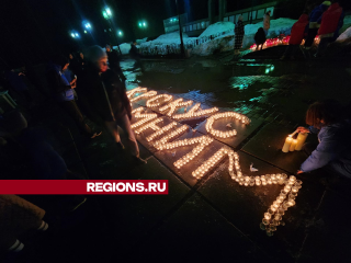 Более 800 свечей зажглись в Дубне в память о жертвах теракта в «Крокусе»