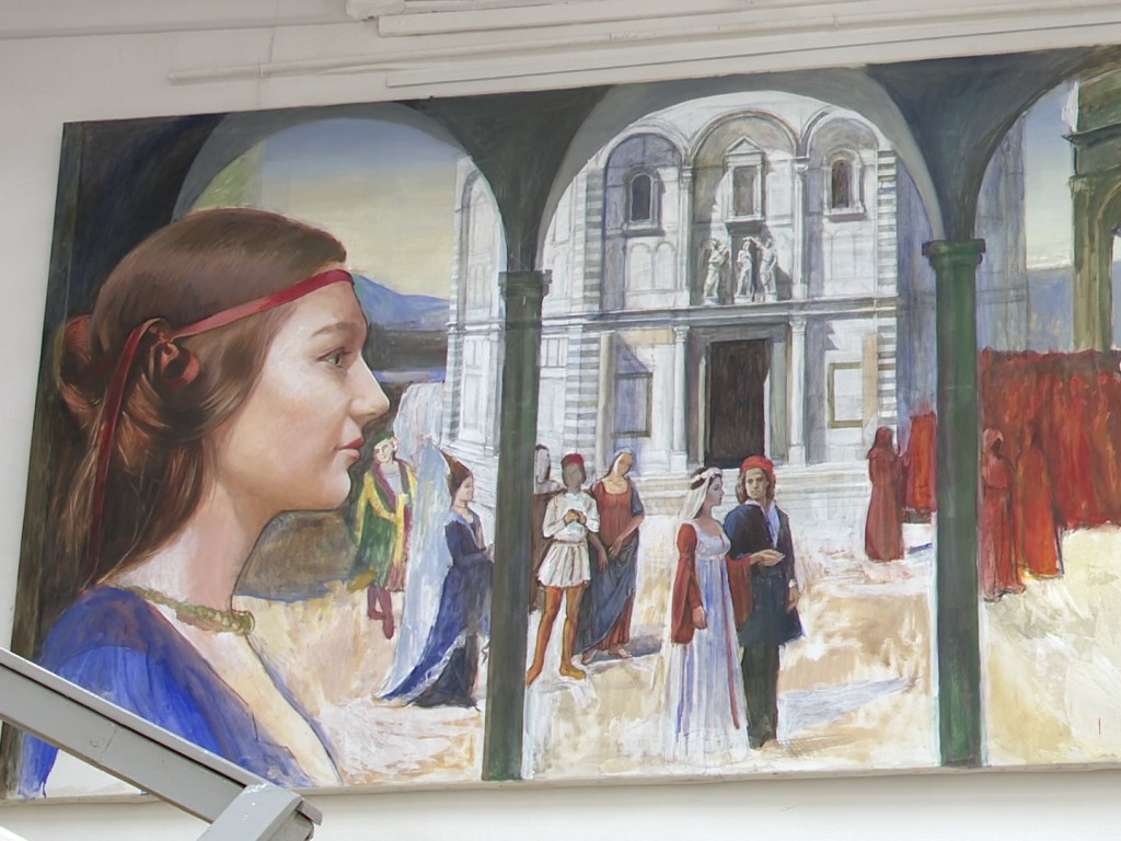 Трогательную историю о незаконченной картине «Данте и Беатриче» рассказала жена художника