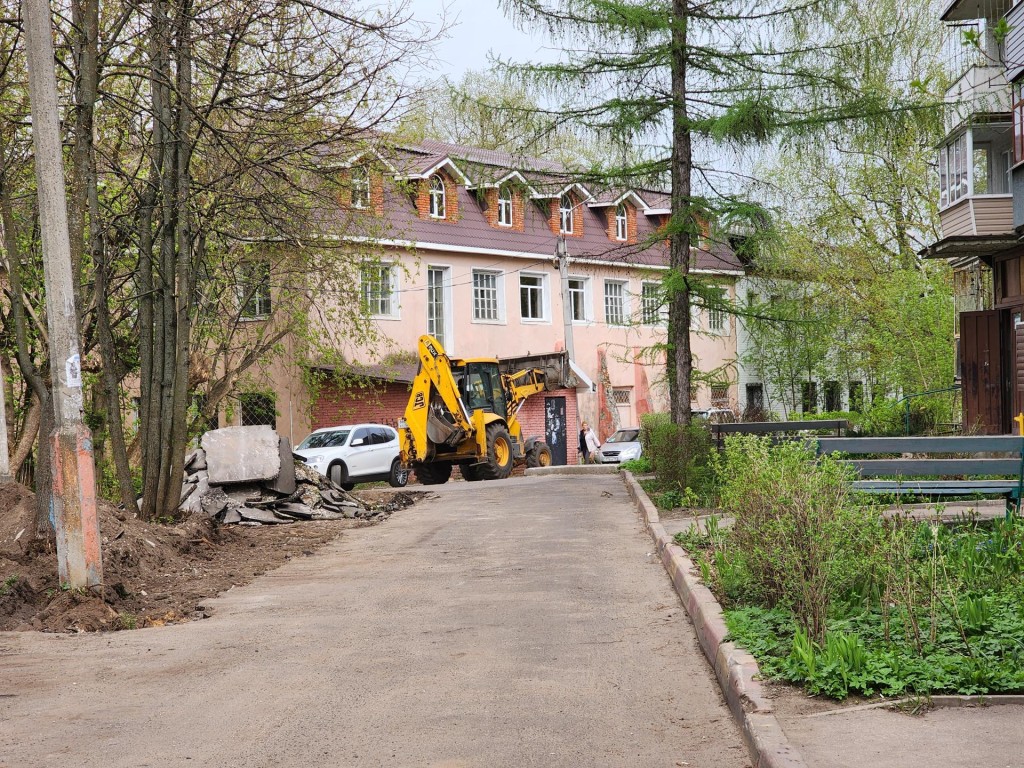 Благоустройство дворов стартовало в Ногинске