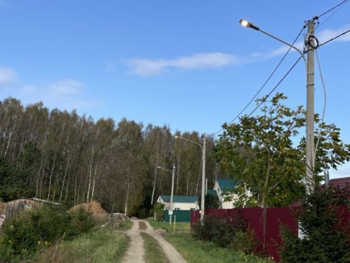 Более ста адресов в Чехове и округе получили новое освещение