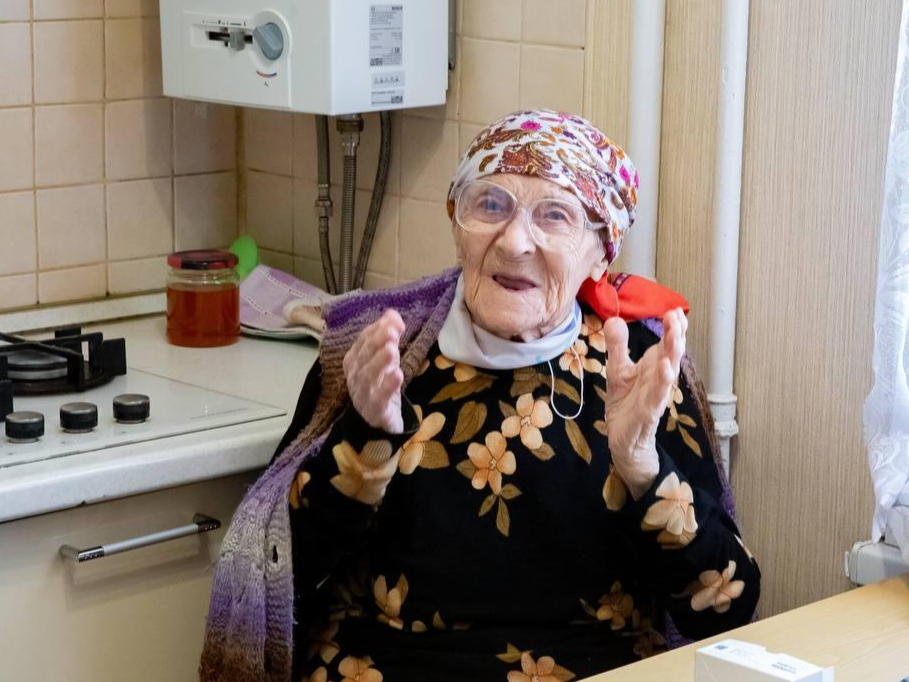 Жительница Подольска отметила 100-летний юбилей