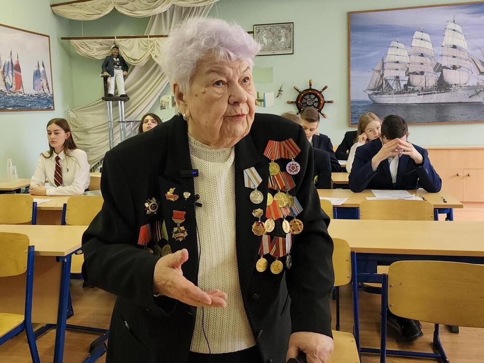 Участница Великой Отечественной войны Адельфина Мазятова написала «Диктанте Победы»