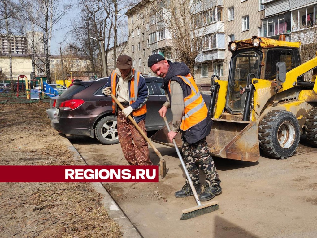 В Лосино-Петровском приступили к наведению чистоты на улицах и во дворах |  REGIONS.RU / Лосино-Петровский