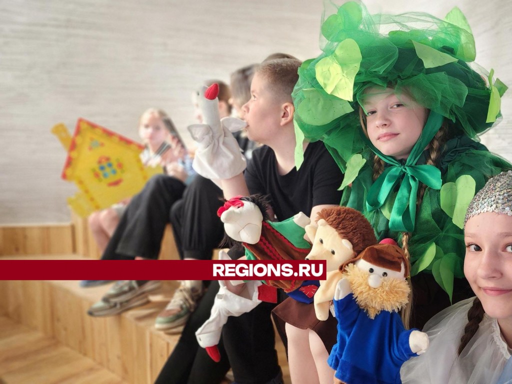 Кукольный спектакль «Гуси-лебеди» поставили юные артисты для школьников Протвино