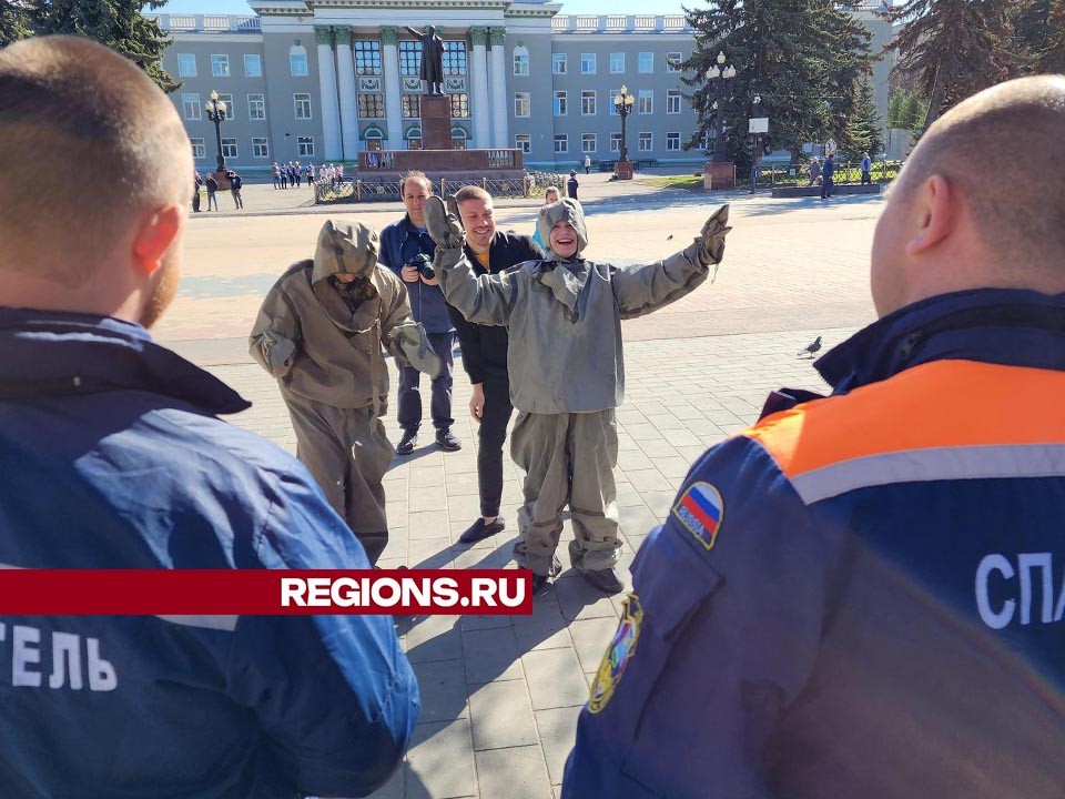 Школьники из Ступина примерили роль спасателей