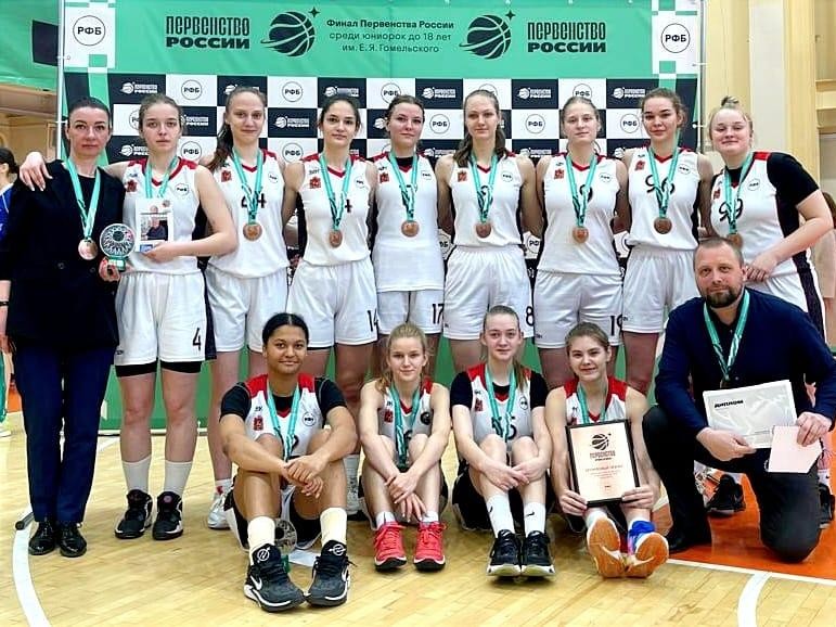 Электростальские баскетболистки завоевали медали первенства России в составе сборной Московской области